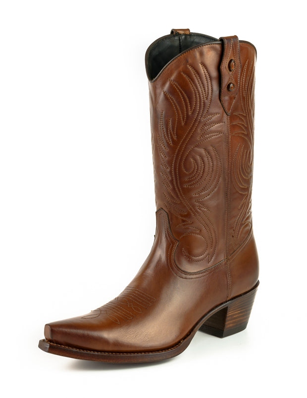 Bottes Cowboy Femme 2536 Virgi Marron |Cowboy Boots Europe