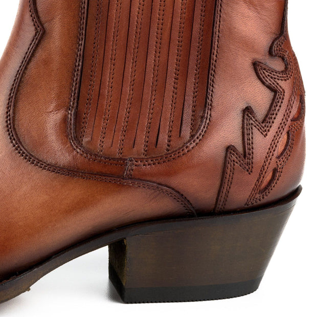 Bottes Mode Dame Modèle Marilyn 2487 Cognac |Cowboy Boots Europe