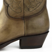Bottes Cowboy Modèle Femme 2374 Taupe Vintage |Cowboy Boots Europe