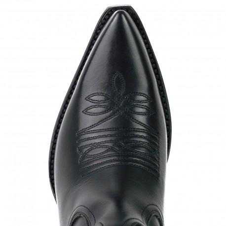 Bottes Cowboy Femme Botte Longue 1952 Noir Modèle Peau |Cowboy Boots Europe