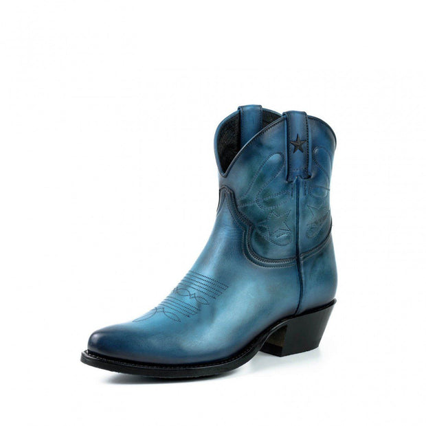 Bottes Cowboy Lady Modèle 2374 Vintage Bleu | Bottes Cowboy Boots Europe