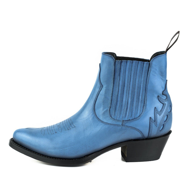 Bottes Mode Femme Modèle Marilyn 2487 Bleu 3 |Cowboy Boots Europe