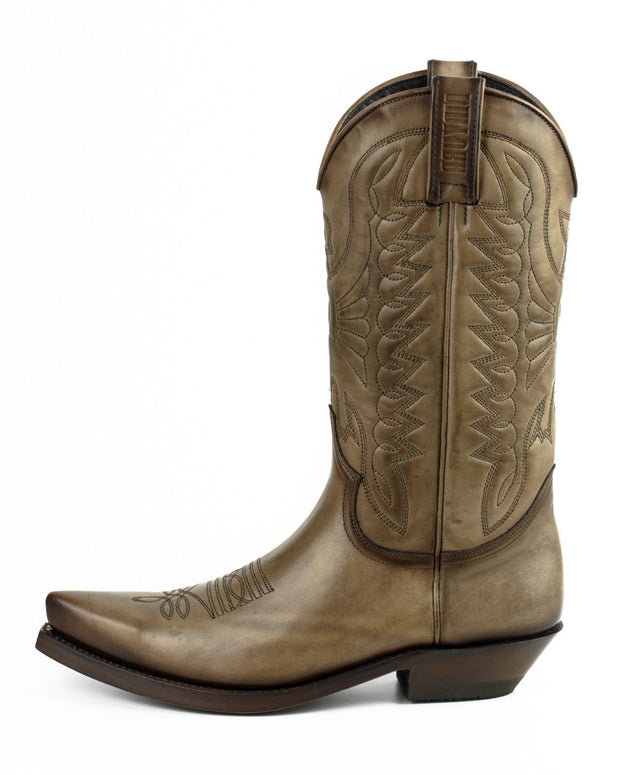 Bottes Cowboy Modèle unisexe 1920 Taupe Vintage |Cowboy Boots Europe