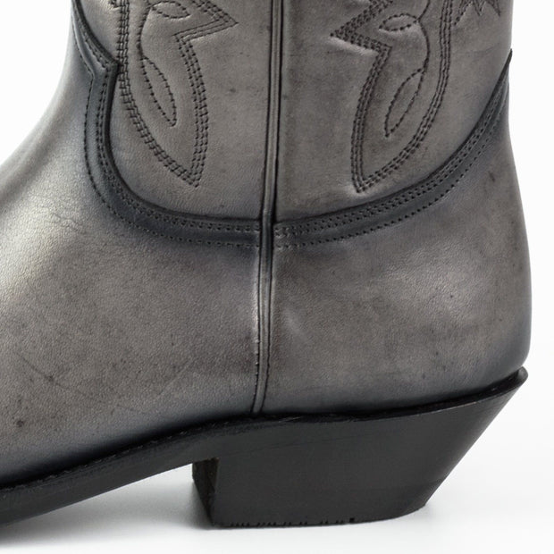 Bottes Cowboy Gris Vintage 1920s Modèle unisexe |Cowboy Boots Europe