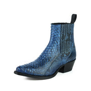 Bottes Femme Modèle Marie 2496 Píton Bleu |Cowboy Boots Europe