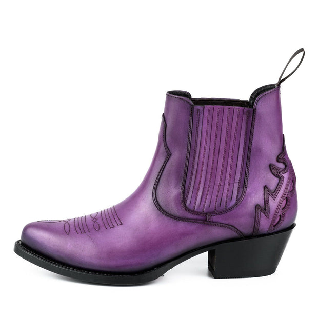 Bottes à la mode pour femmes Modèle Marilyn 2487 Violet Violet |Cowboy Boots Europe