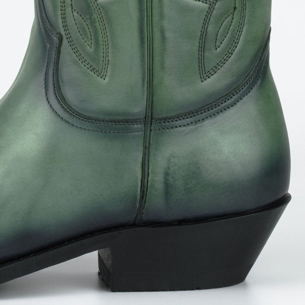Bottes Cowboy Vert Vintage 1920s Modèle unisexe |Cowboy Boots Europe