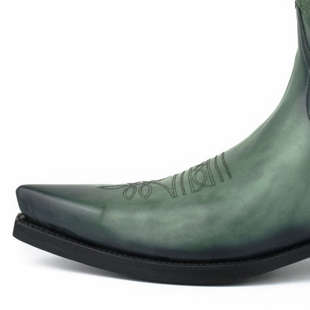 Bottes Cowboy Vert Vintage 1920s Modèle unisexe |Cowboy Boots Europe