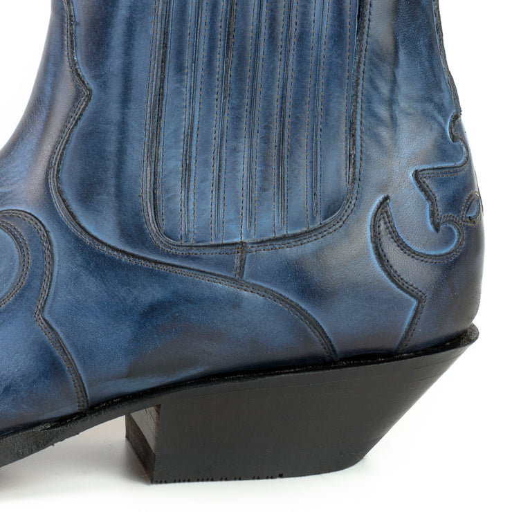Urban ou Fashion Mens Boots 1931 Austin Blue |Cowboy Boots Europe
