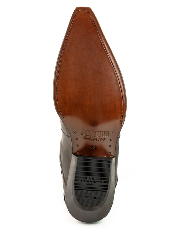 Bottes urbaines ou de mode pour hommes 1931 Vintage Brown |Cowboy Boots Europe